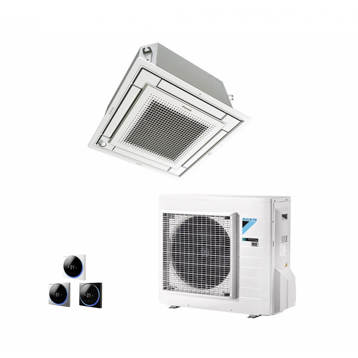 Šilumos siurblys DAIKIN SPLIT INVERTER kasetinis COMPACT FFA35A9-RZAG35B Šildymo galia 5,0 kW, Šaldymo 4,5 kW Freonas R32 Šilumos siurblys DAIKIN SPLIT INVERTER kasetinis COMPACT FFA35A9-RZAG35B Šildymo galia 5,0 kW, Šaldymo 4,5 kW Freonas R32